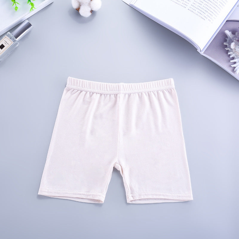 beige katoenen short