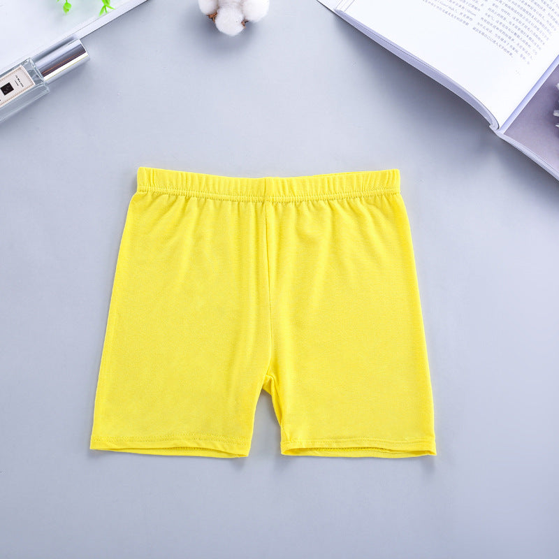 zomer short geel