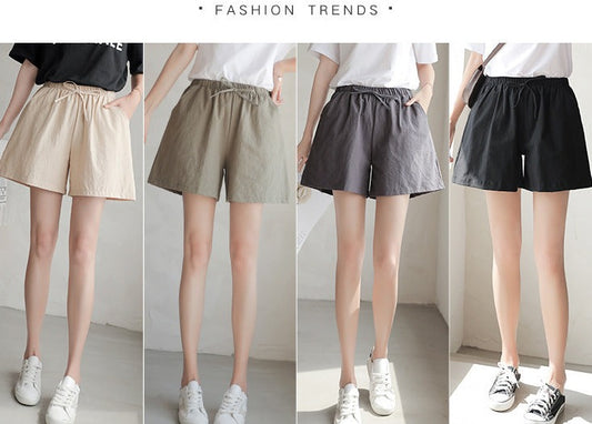 Katoenen short voor dames