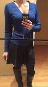 Leder look rok
