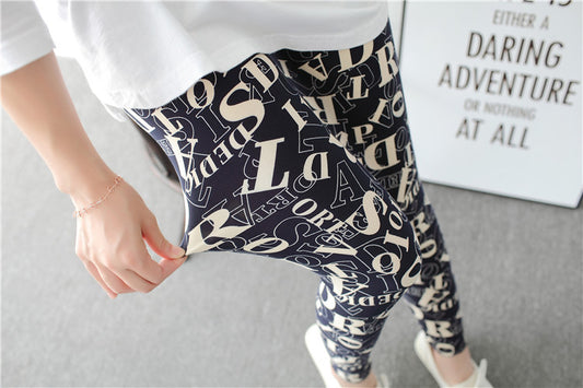 legging met letters