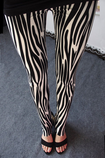 Legging met zebra print