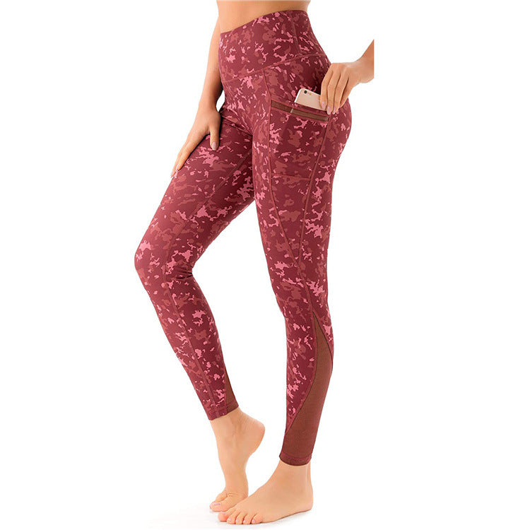 Yoga legging met motief